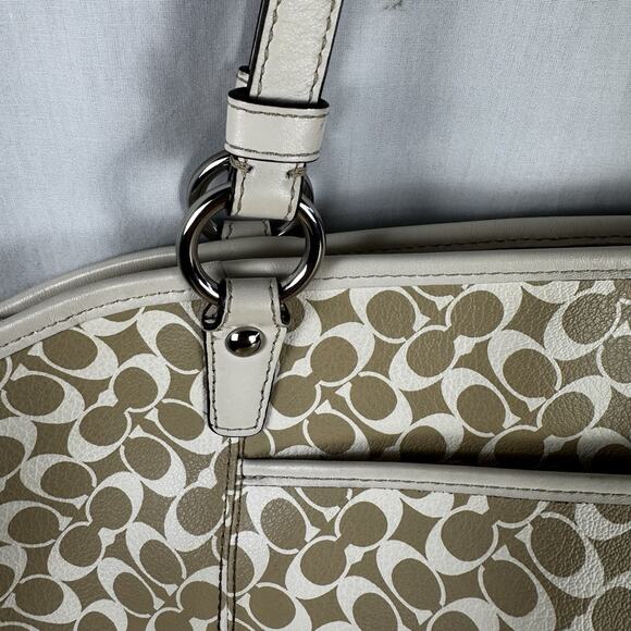 Coach Signature Chelsea Lea Medium Shoulder Tote Bag C1093-F15135 - Picture 8 of 16